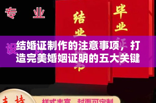 雁山结婚证制作的注意事项，打造完美婚姻证明的五大关键点