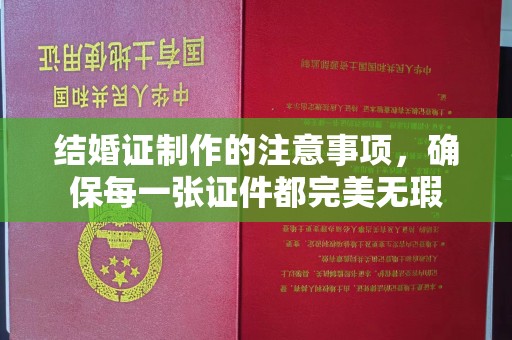 雁山结婚证制作的注意事项，确保每一张证件都完美无瑕